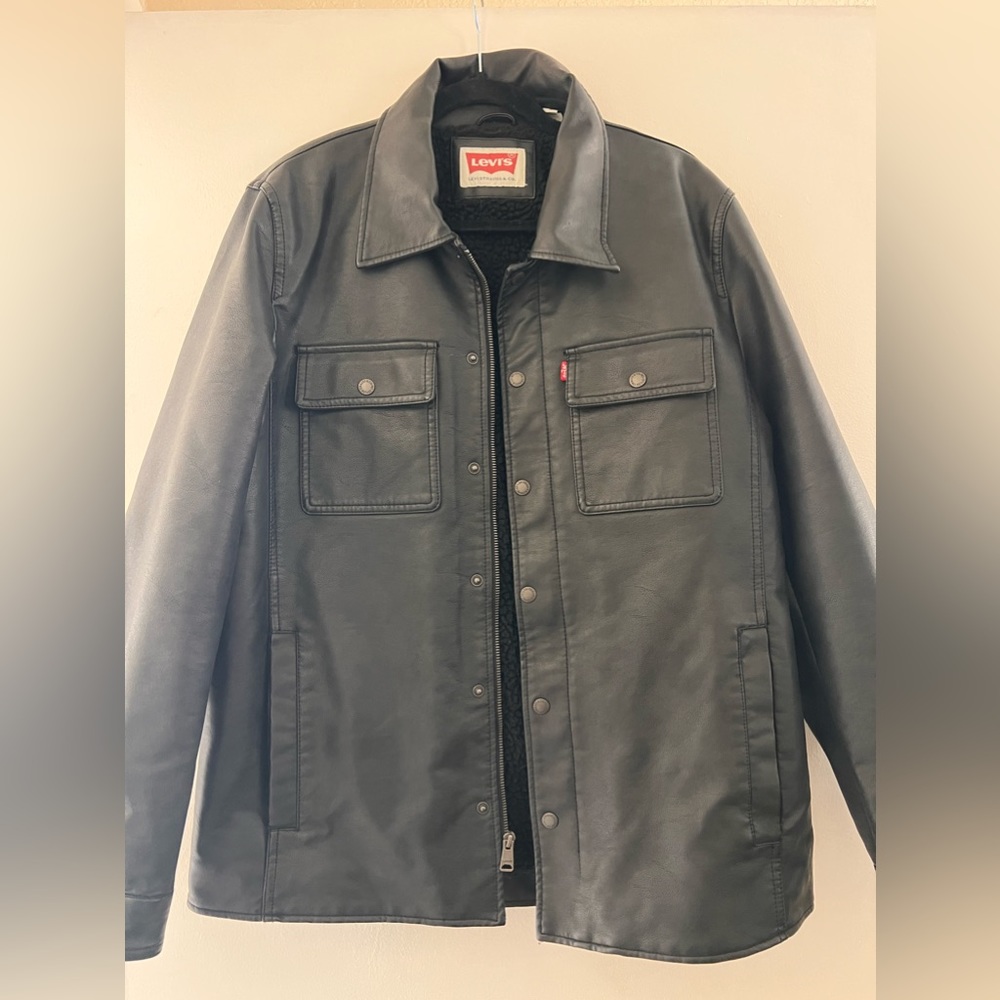 Mens Levis Faux leather jacket